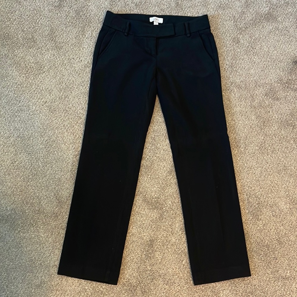 Loft pants black size 4 Marisa fit my favorite